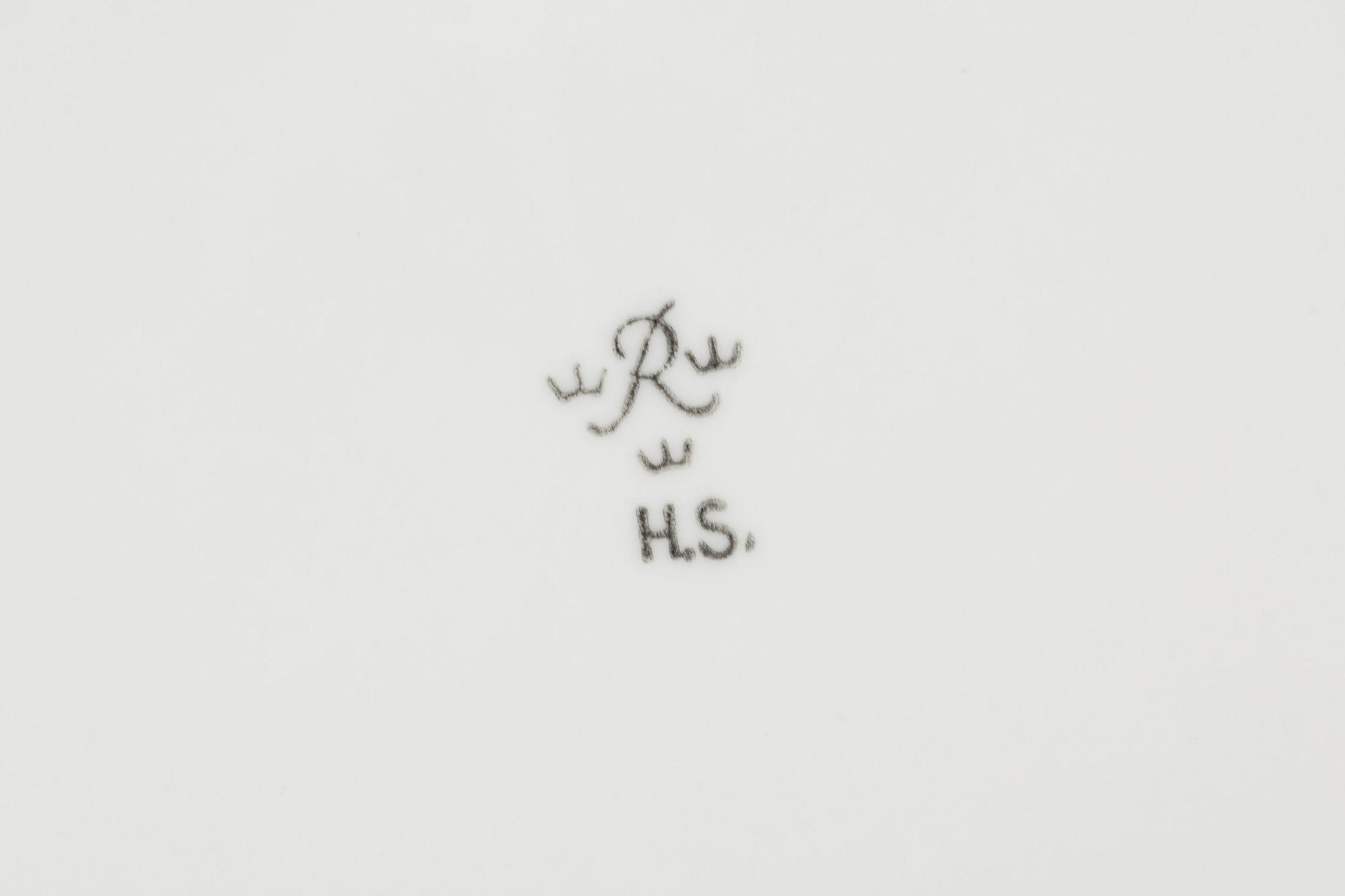 FIGURINER, 5 delar, porslin, Harald Salomon, monogramsignerad. Rörstrand.