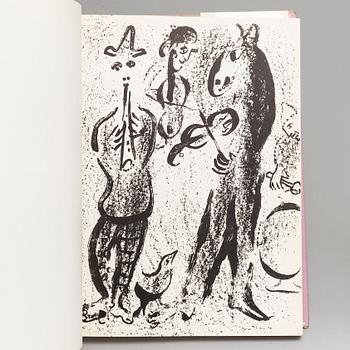 MARC CHAGALL, böcker, 3 st, "Chagall Lithograph II,III, IV".