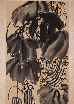 Qi Baishi (1864-1957), träsnitt, efter. Kina, 1900-tal.