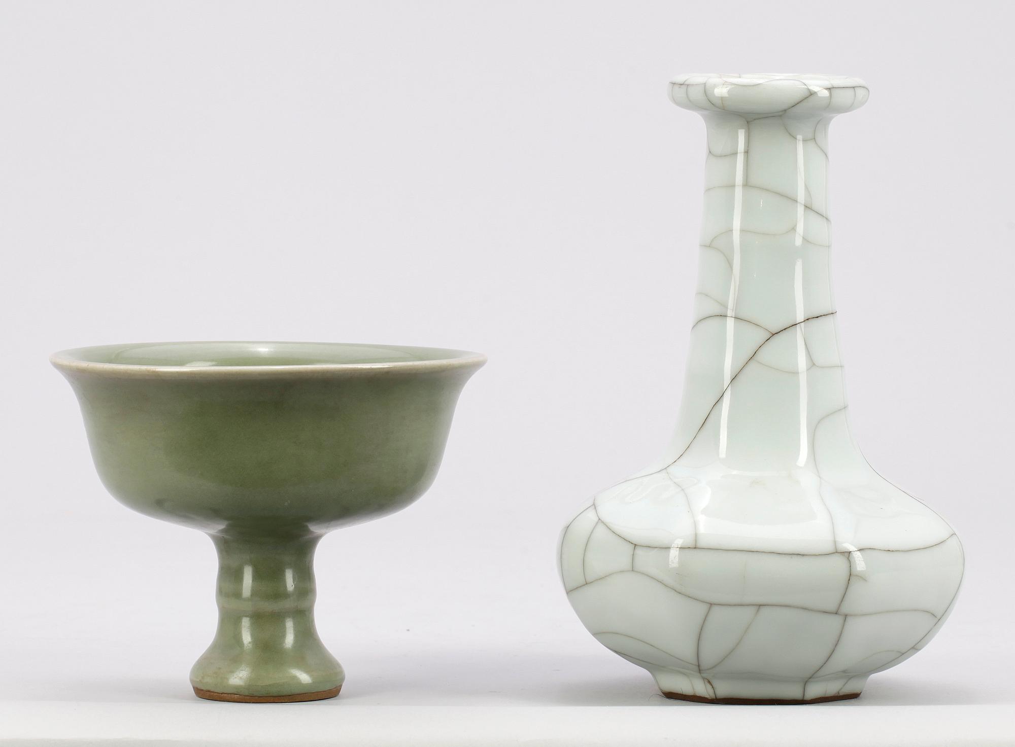 VAS samt STEAMCUP, keramik, 1800/1900-tal.