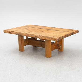 Coffee table, pine, Sweden, second half of the 20th century.