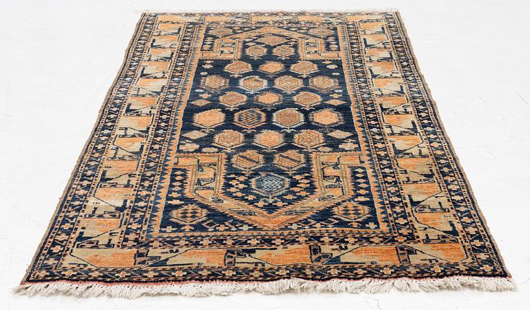 A semi-antique Persian rug, probably Ardebil, "c 189 x 100 cm.