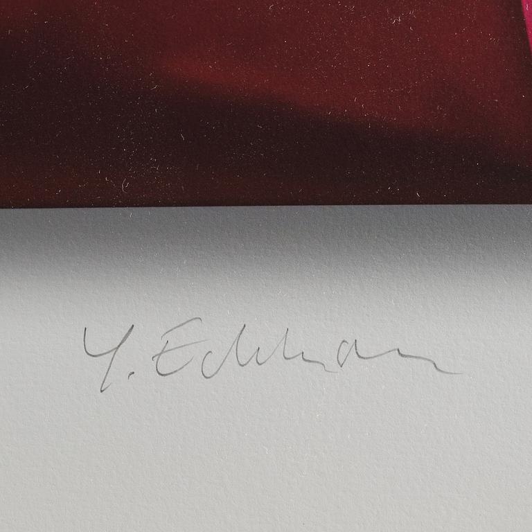 YRJÖ EDELMANN, färglitografi. Signerad och numrerad 80/150.