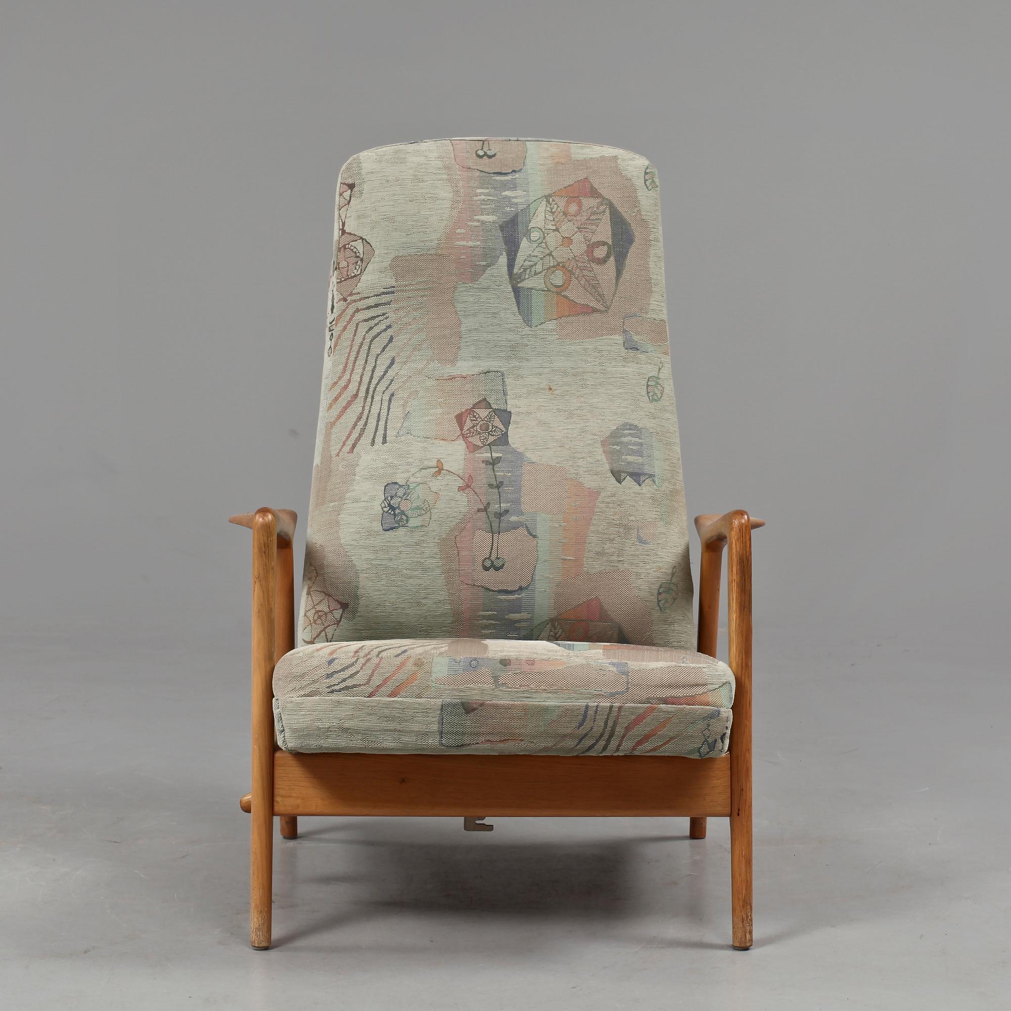 FÅTÖLJ, ur Contourette-serien, Alf Svensson, omkring 1900-talets mitt.