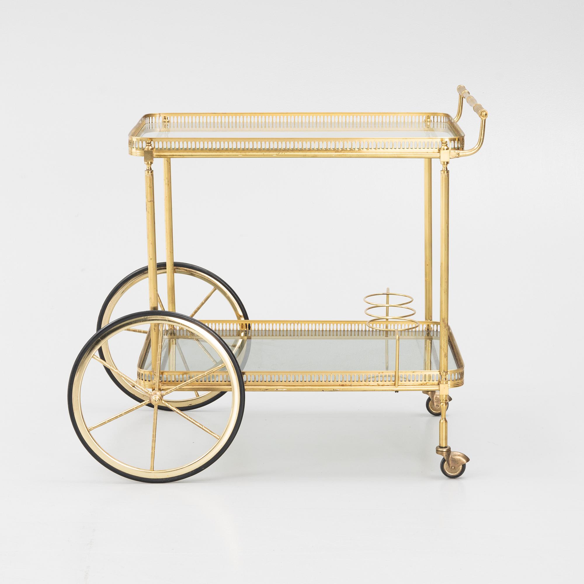 Serveringsvagn, 1900-talets slut.