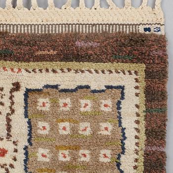 Märta Måås-Fjetterström, MATTA, "Örtagården", flossa, ca 330,5 x 233,5 cm, signerad AB MMF.