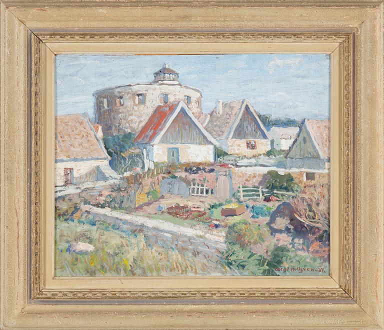 OSCAR HULLGREN, oil on canvas, signed and dated -37.