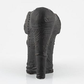 Bertil Vallien, skulptur, elefant, ur "Terra"-serien.