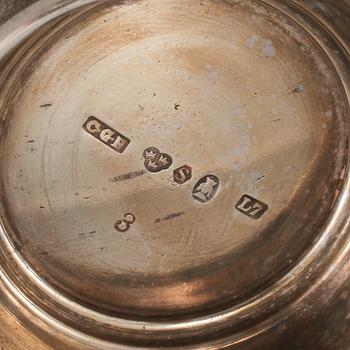 PARTI SILVER, 4 delar, 1900-tal. Vikt 190 g.