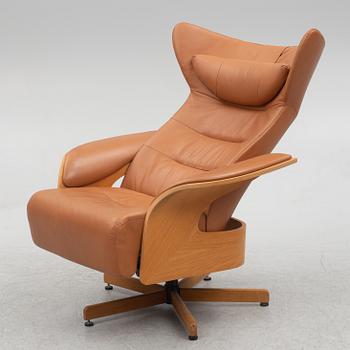 Helge Taraldsen, a 'Feel' armchair with a foot stool, Brunstad, Norway, 21st Century.