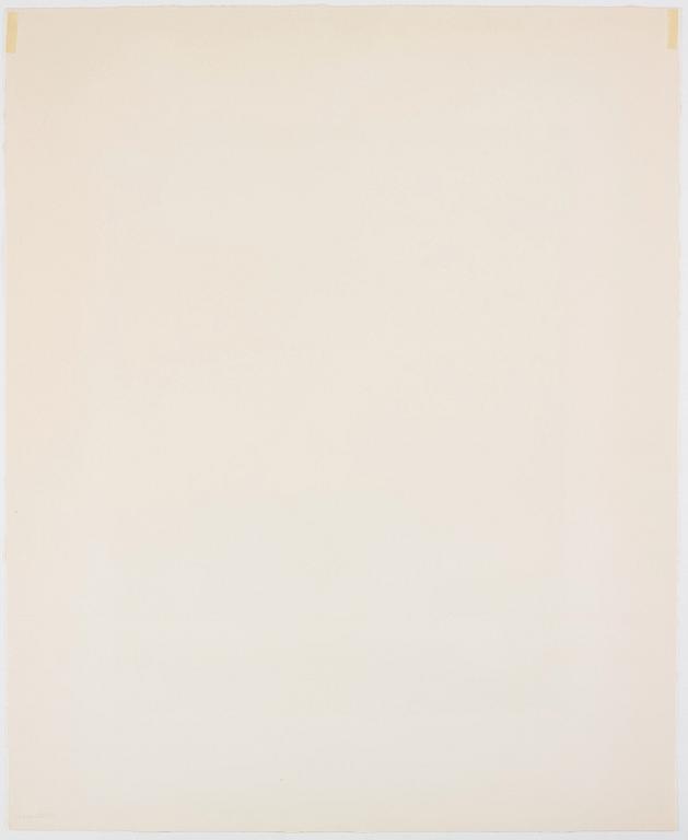 Jasper Johns, "Figure 6", from "Color Numeral Series".