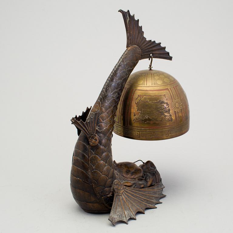 A Chinese table bell, Qing dynasty.