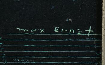 MAX ERNST, kamagraphies, signerad i tryck.
