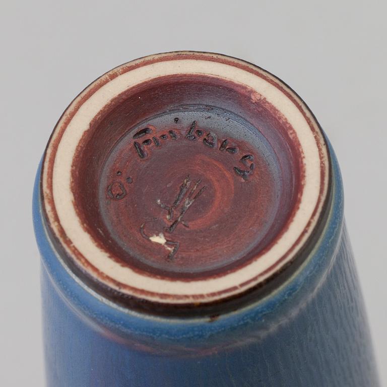 BERNDT FRIBERG, a stoneware vase from Gustavsberg studio, signed.