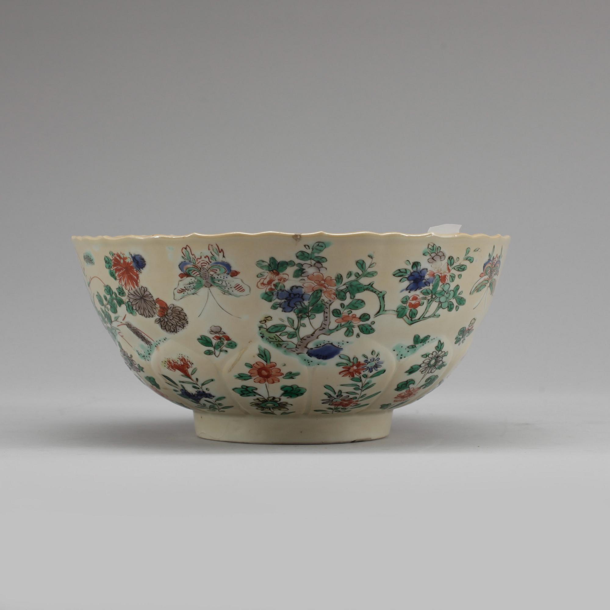 SKÅL, porslin, Qingdynastin, Kangxi (1662-1722).