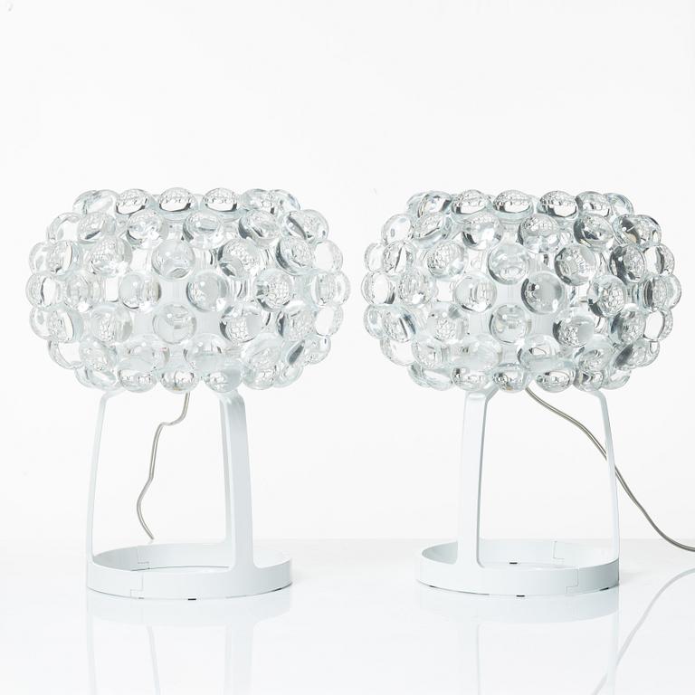 Patricia Urquiola & Eliana Gerotto, bordslampor, ett par, "Caboche Piccola", Foscarini, Italien, efter 2005.