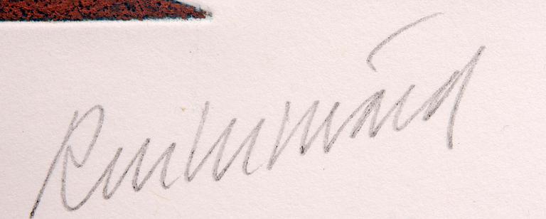 CARL FREDRIK REUTERSWÄRD, en litografi samt en akvatint, 2 st, sign.
