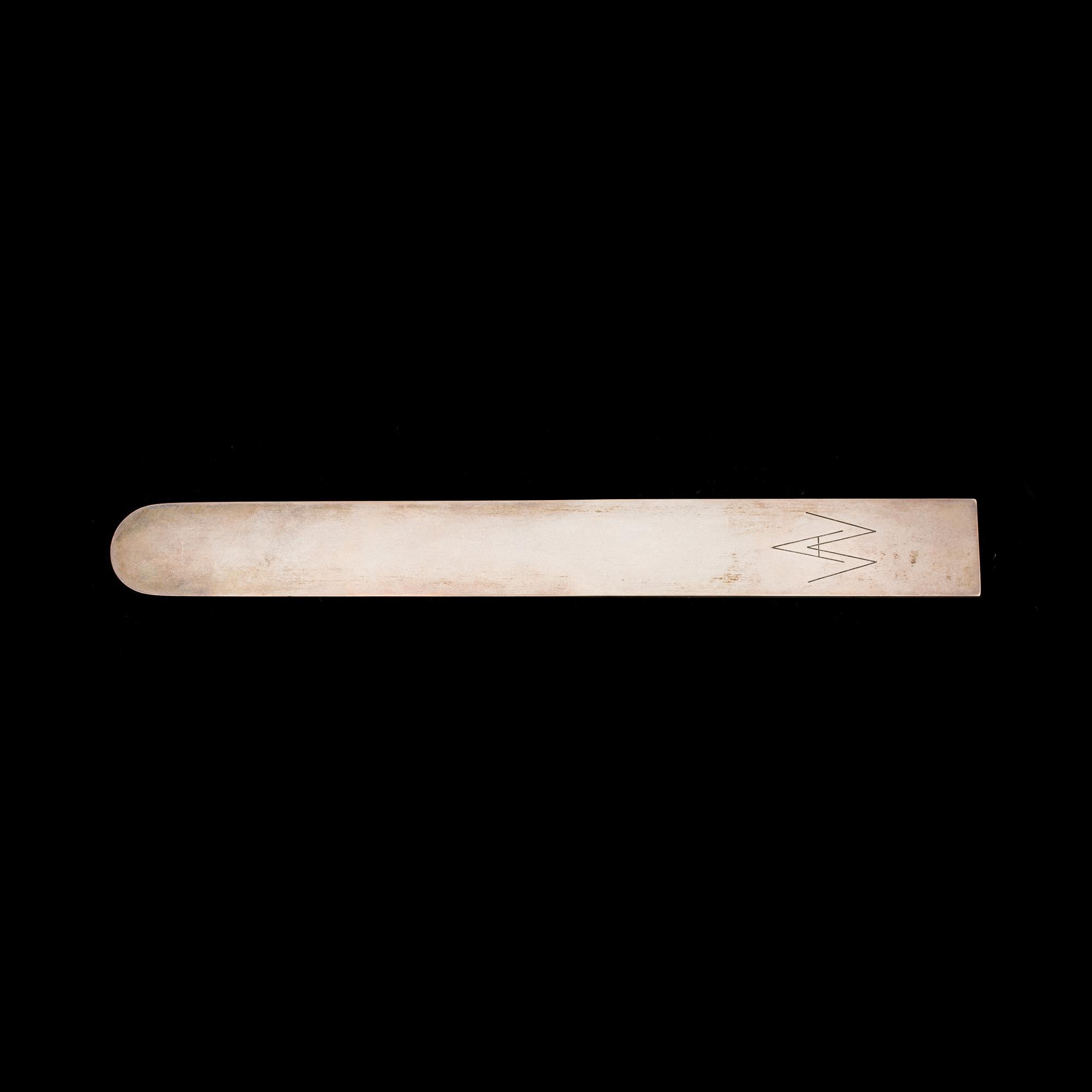 BREVKNIV, sterlingsilver, Wiwen Nilsson, Lund, 1959.  Vikt ca 148g.