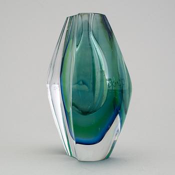 MONA MORALES-SCHILDT, glass vase, "Ventana", Kosta, ca 1960.