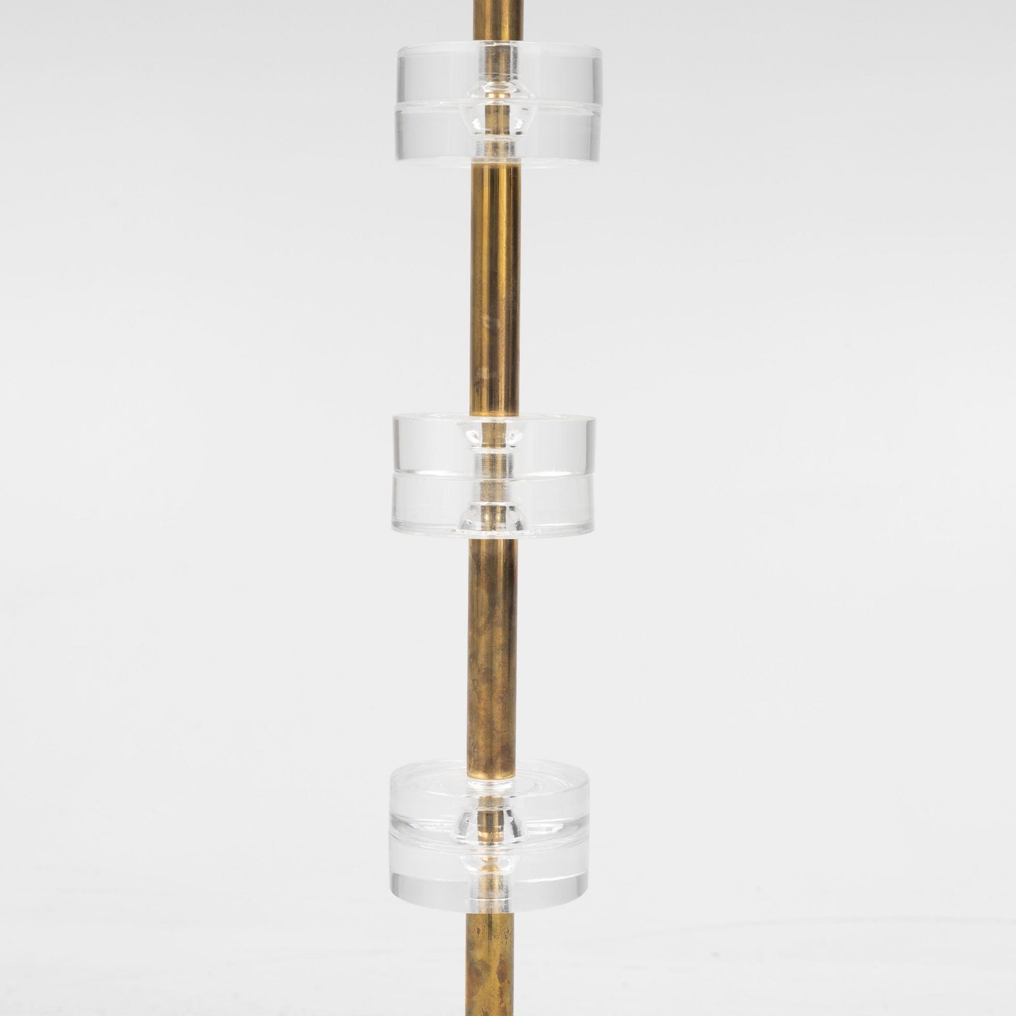 Carl Fagerlund, golvlampa, Orrefors 1960-tal.