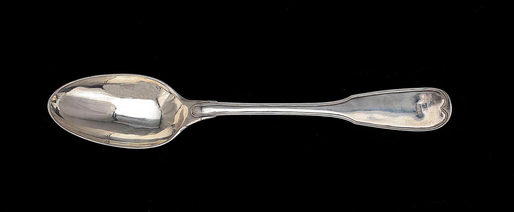 RAGUSKED, silver, Lars Boye, Stockholm, 1782. Vikt 164 g.