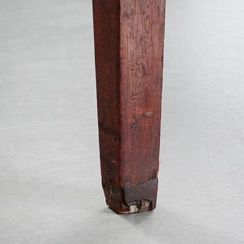 A Swedish Karl-Johan card table, from the first half of the 19th century.