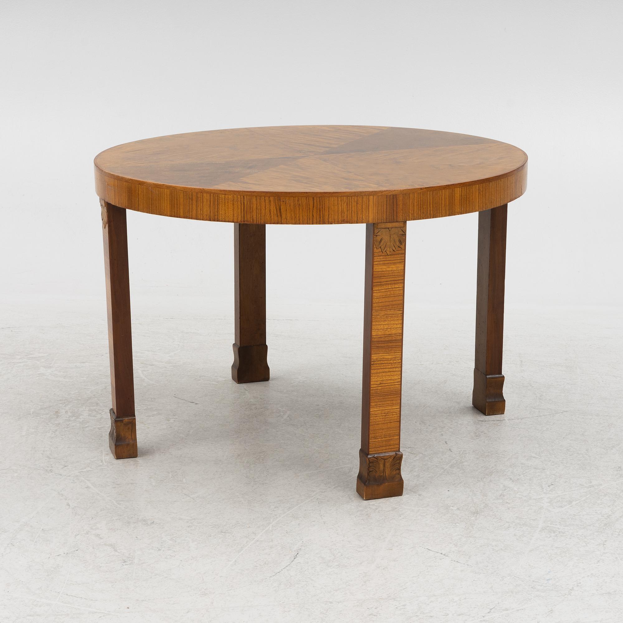 A coffee table, 1920's/30's.