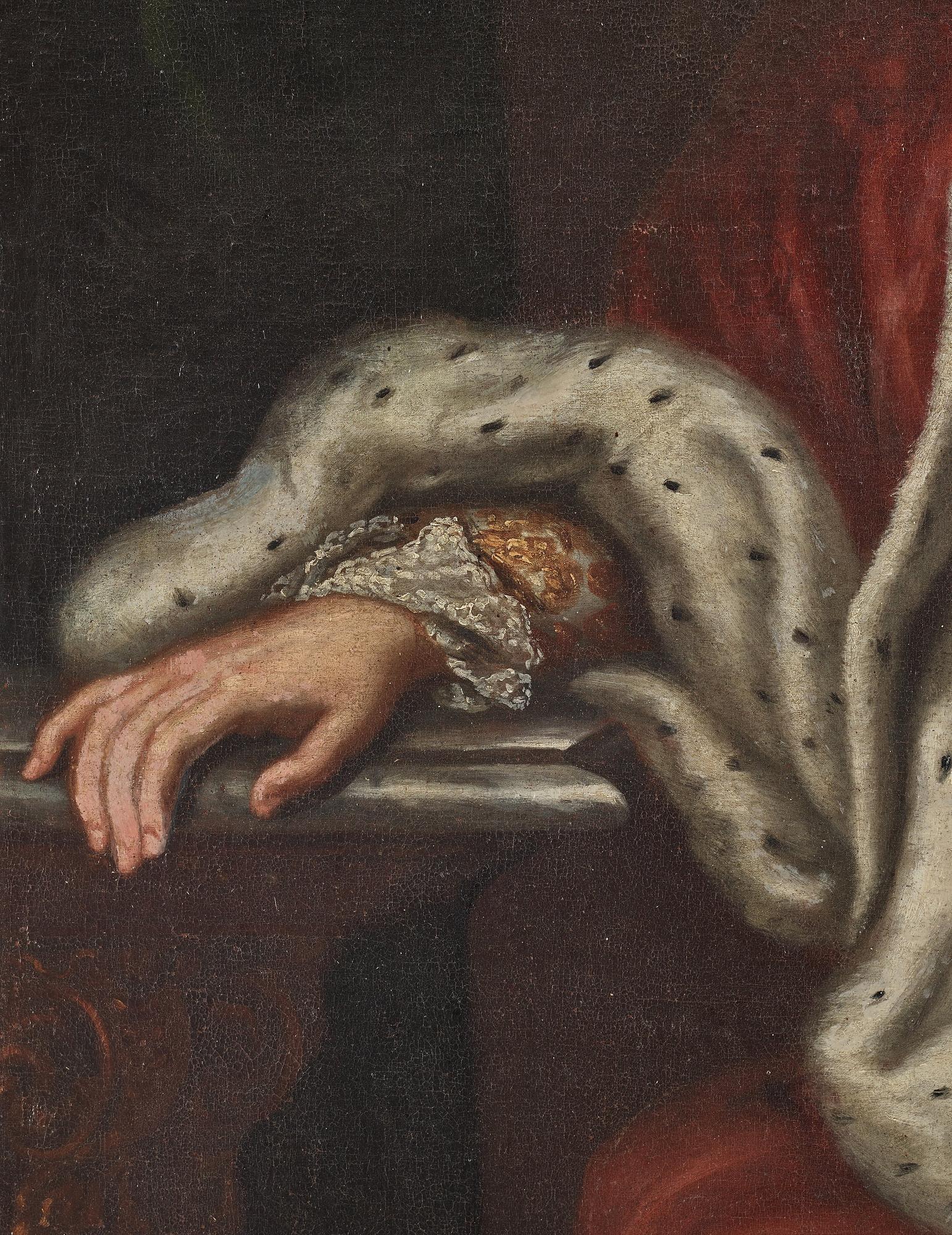 David Klöcker Ehrenstrahl Hans ateljé, "Greve Lars Wallenstedt" (1631-1703).