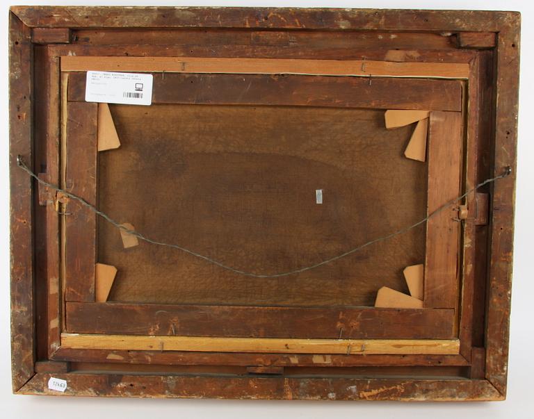 OKÄND KONSTNÄR, olja på duk, ej sign, 1800-talets första hälft.