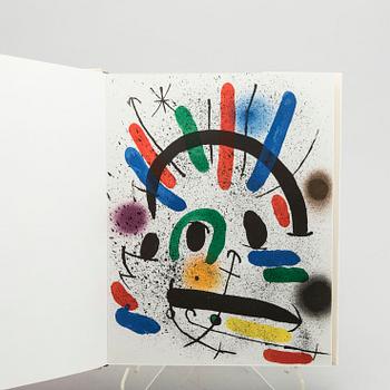 JOAN MIRÓ, book whit 12 lithographs in color,  "Joan Miró Lithographies", Volume I, Maeght, Paris, 1972.