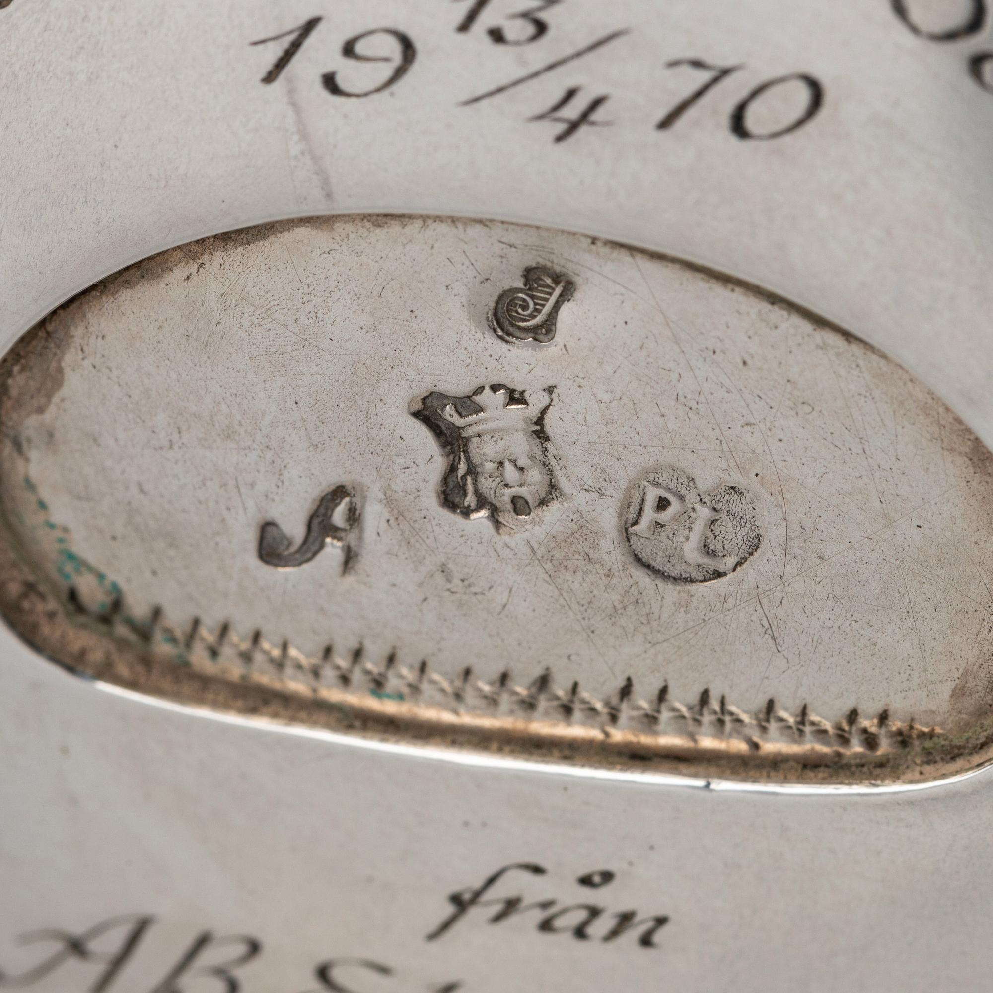 Petter Ersson Lund, bägare, Stockholm 1713. Karolinsk.