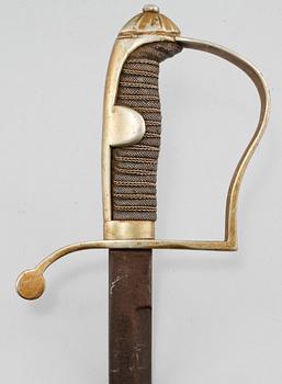 BLANKVAPEN, märkt Solingen, Danmark, omkring sekelskiftet 1800/1900.