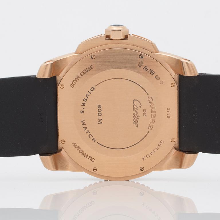 CARTIER, Calibre de Cartier Diver, (300m/1000ft), wristwatch, 42 mm,