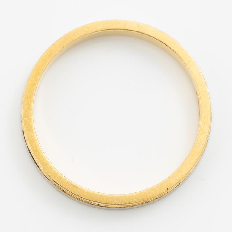Lapponia, ring 18K gold and white gold, Finland 1977.