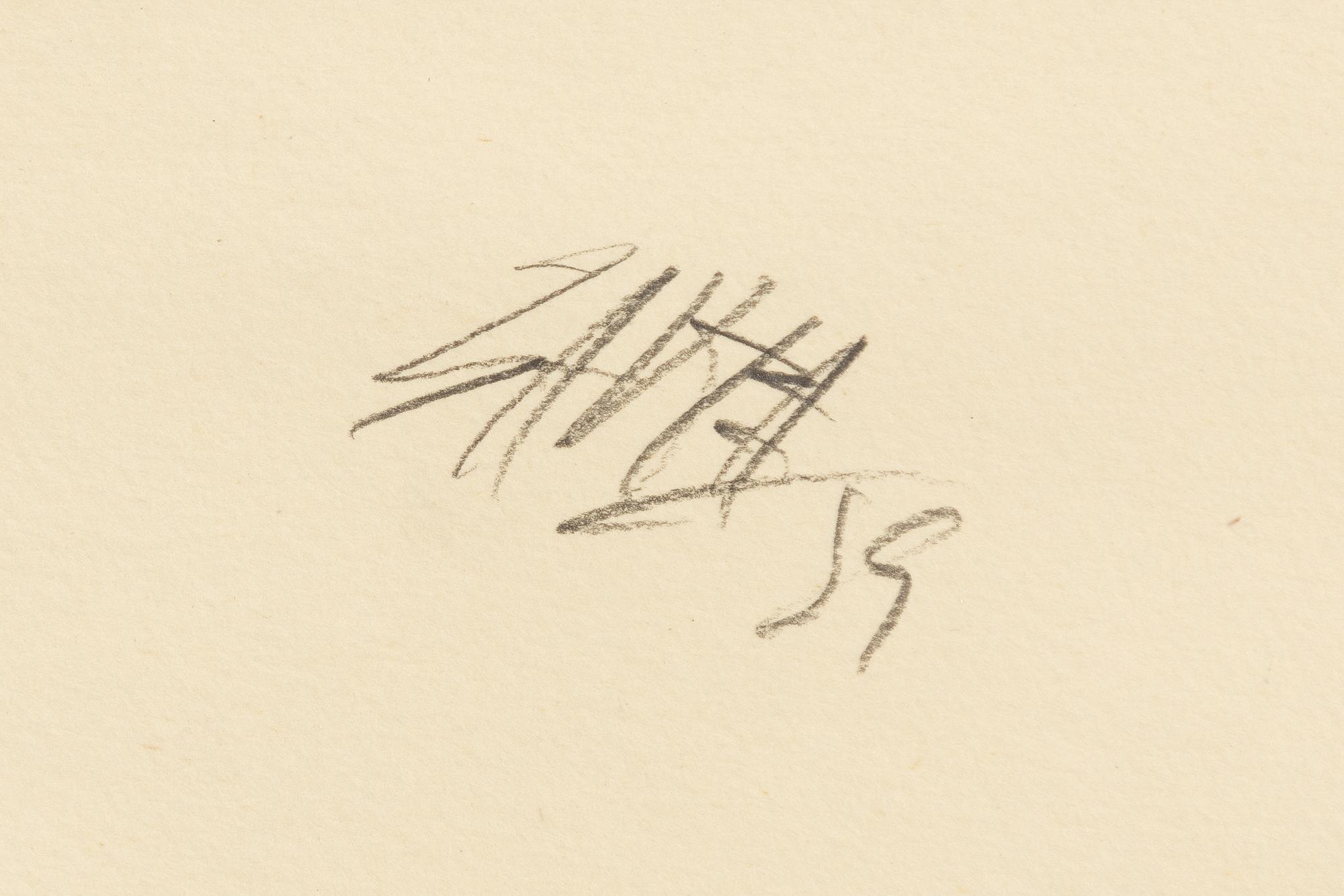 Antonio Saura, Utan titel.