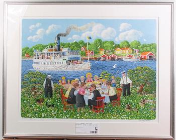 Bert Håge Häverö · HÄVERÖ, BERT HÅGE. Litografi, sign. o numr. 217/360