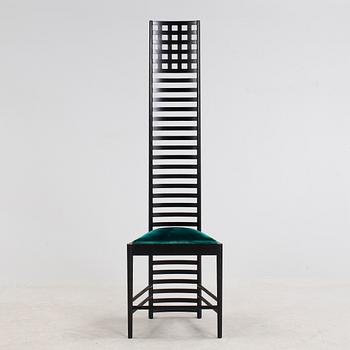 STOL "Hill House", Charles Rennie Mackintosh för Cassina, Italien, 1960-tal.