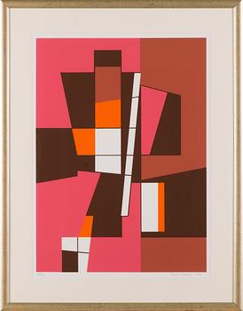 SAM VANNI, serigraph, signed and dated -82, numbered 48/75.