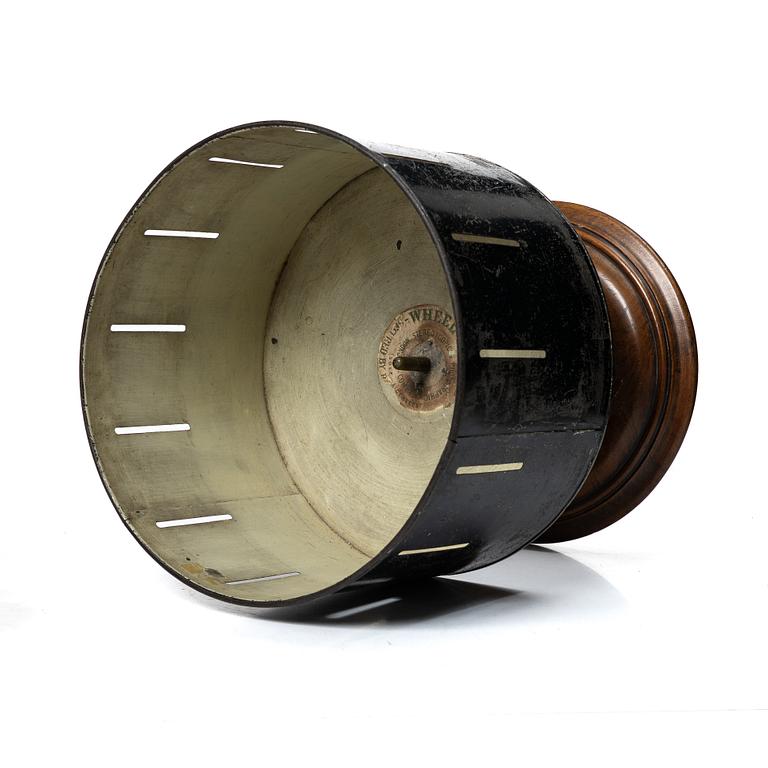 Zoetrope / picture wheel, late 19th century.