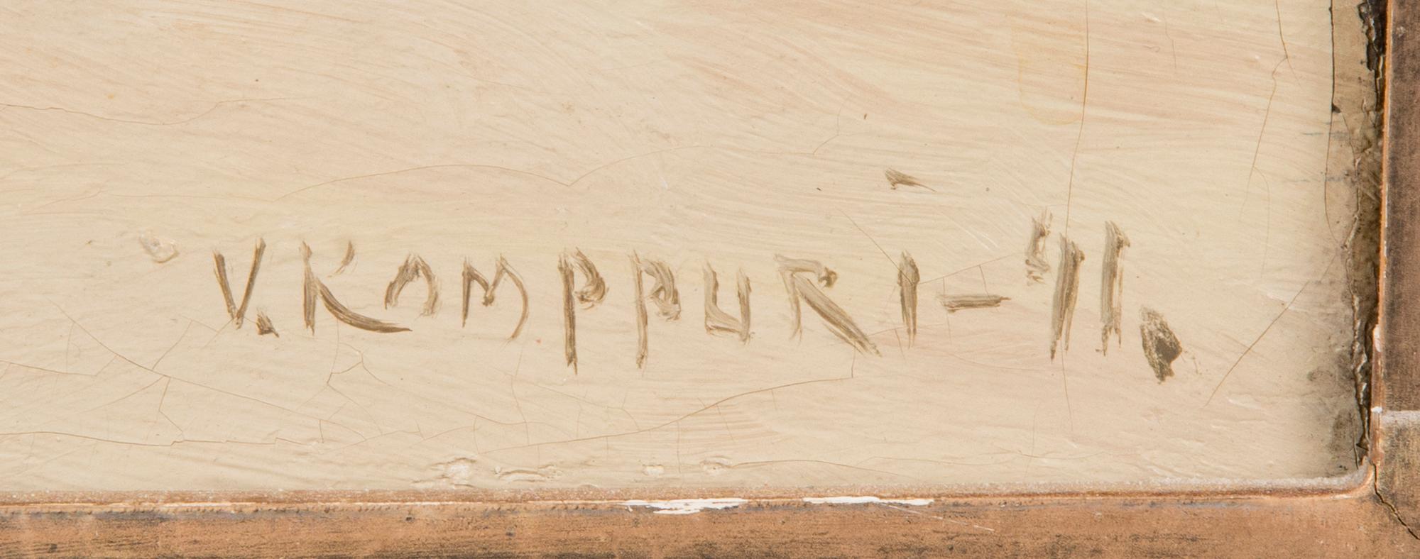 VÄINÖ KAMPPURI, oil on canvas, signed and dated -41.