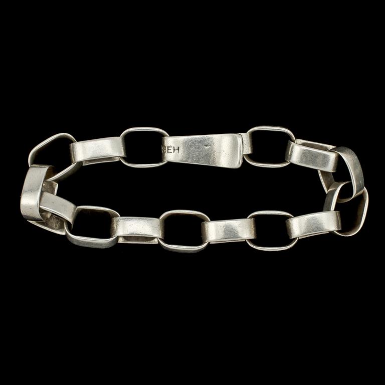 ARMLÄNK, sterlingsilver, Sven Erik Högberg, Göteborg, 1963. Vikt 34 g.