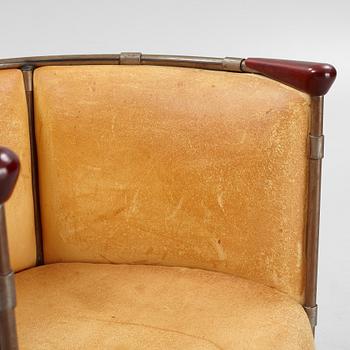 Mats Theselius, an 'Älgskinnsfåtöljen' lounge chair, Källemo, ed. 311/360, Sweden post 1991.