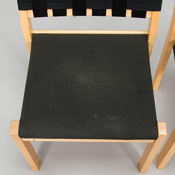 Alvar Aalto, stolar, 4 st, modell 611, Artek 2006.