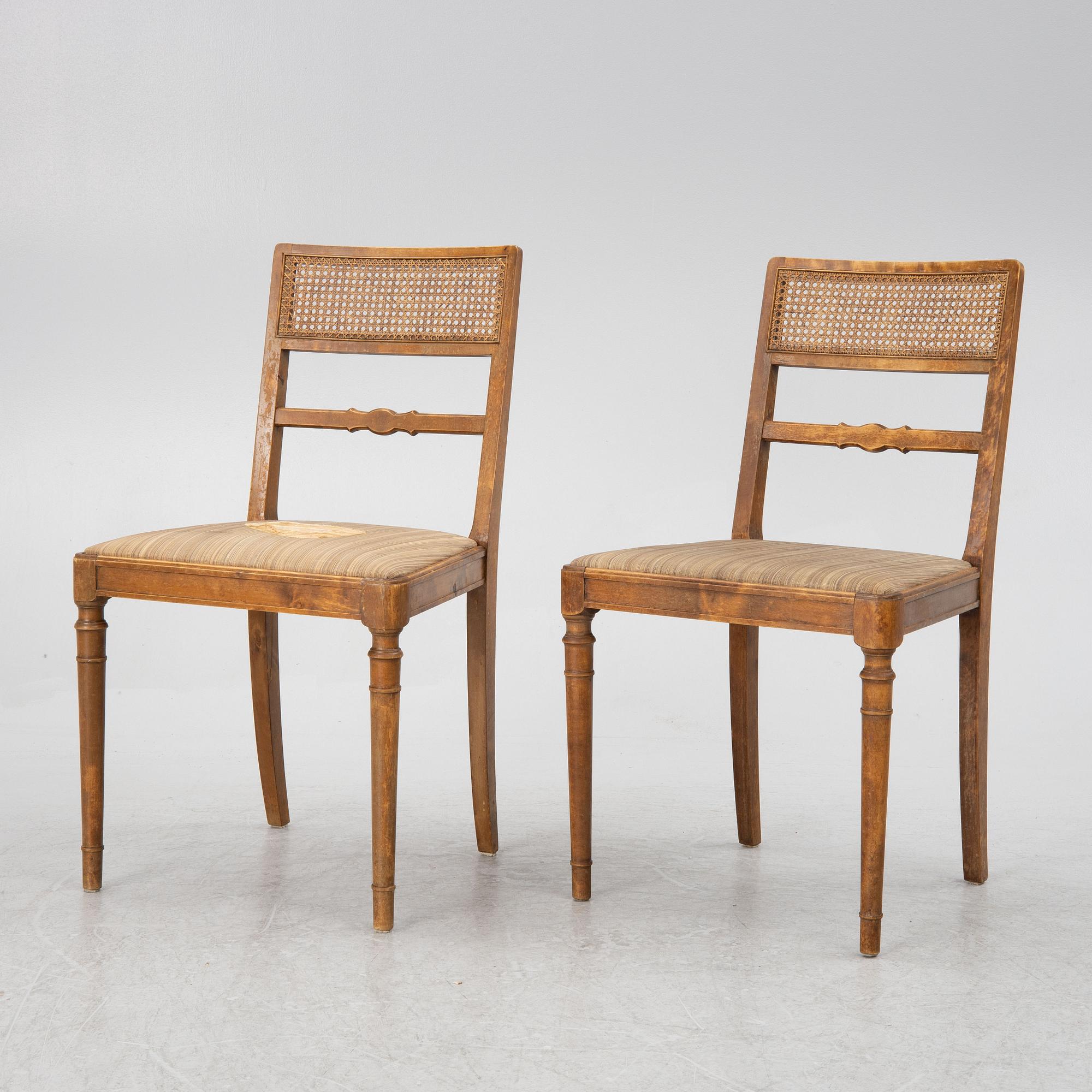 Axel Einar Hjorth, soffa, 2 karmstolar och 2 stolar, Svenska Möbelfabrikerna, Bodafors.