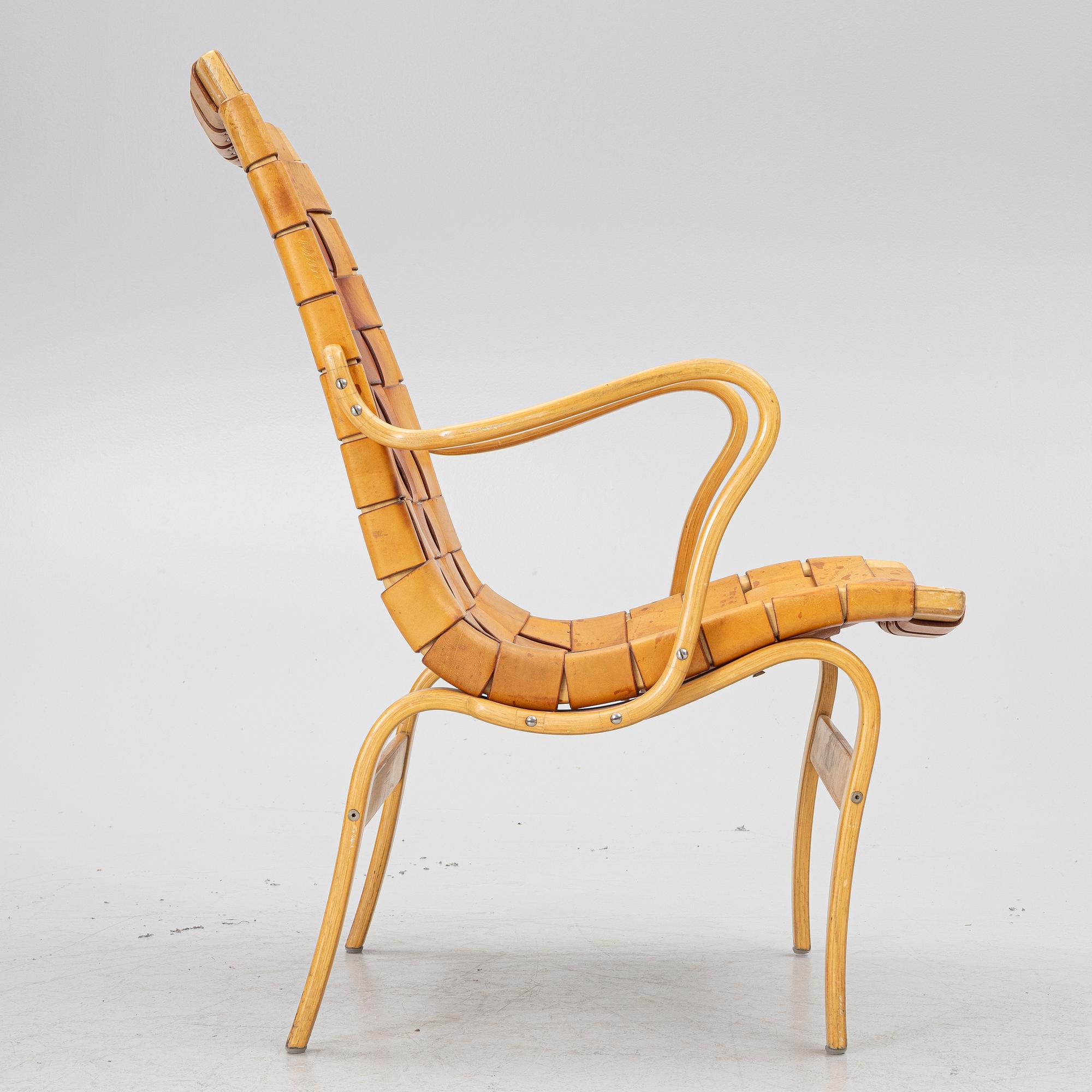 Bruno Mathsson, an 'Eva' armchair, Firma Karl Mathsson, Värnamo, 1961.
