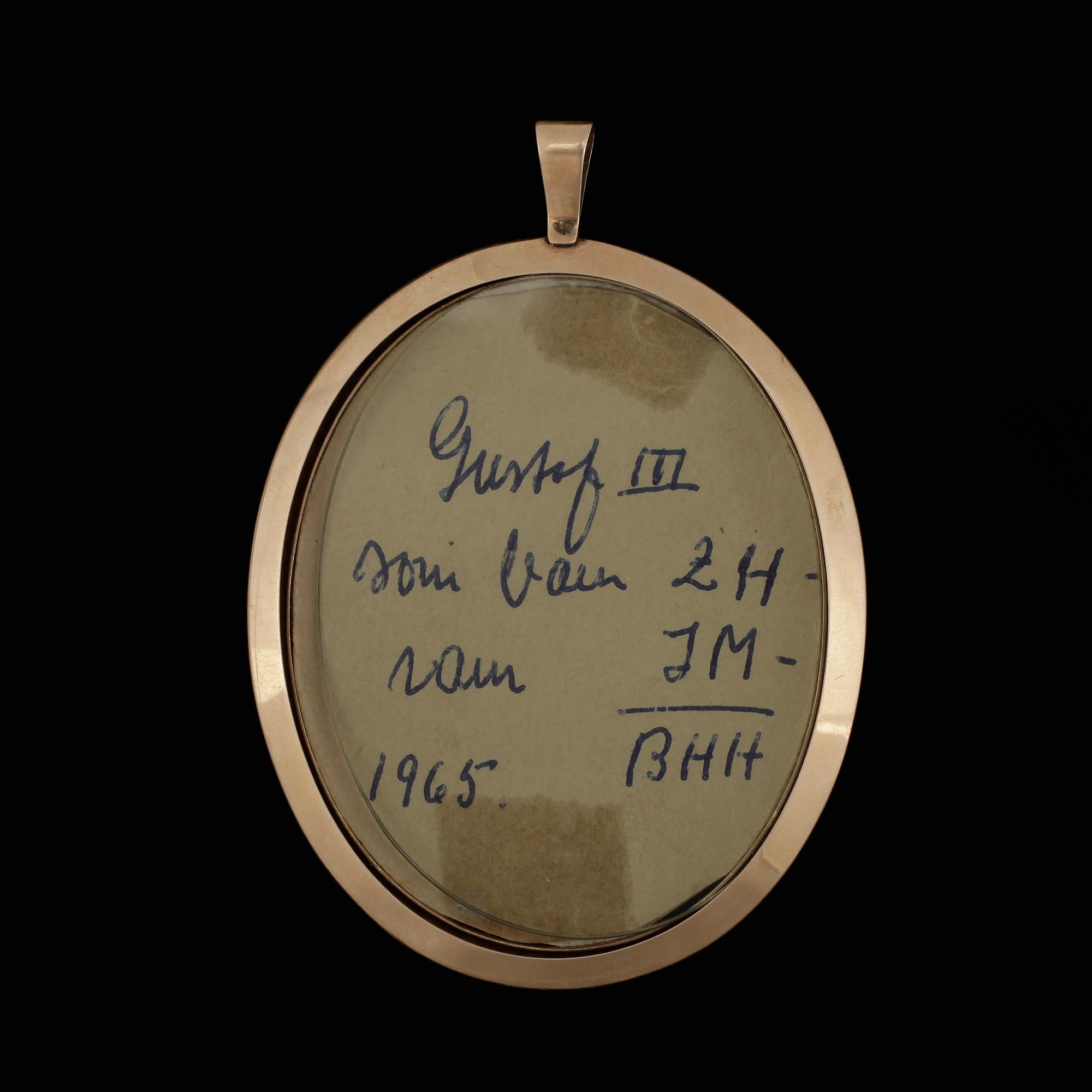 CARL FREDRIK MÖRCK, Miniatyr, gouache, ej signerad.