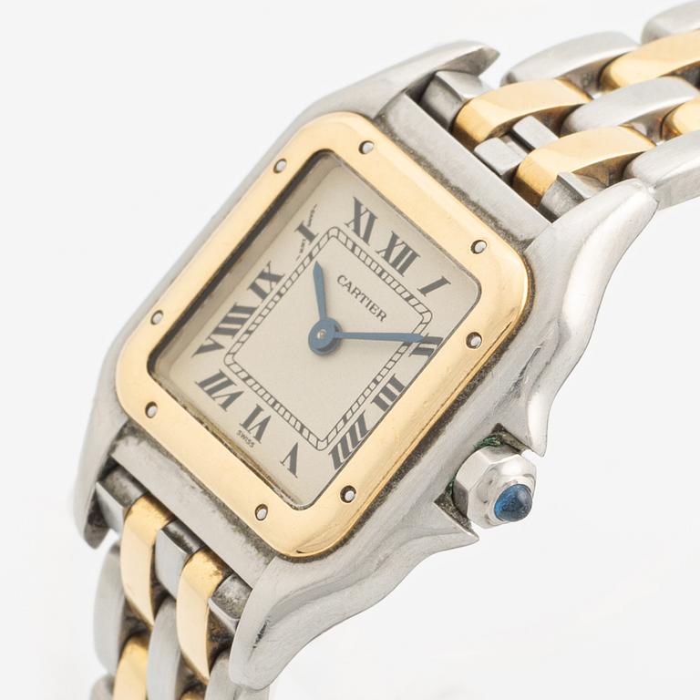 Cartier, Panthère, armbandsur, 21,5 x 21,5 (30) mm.