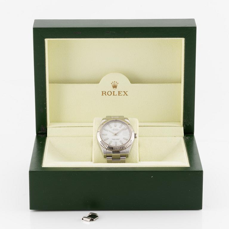 Rolex, Oyster Perpetual, Datejust II, wristwatch, 41 mm.