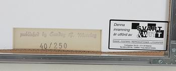 WARHOL, ANDY, efter. Färgserigrafi, utgiven av Sunday B Morning, numr 40/250.