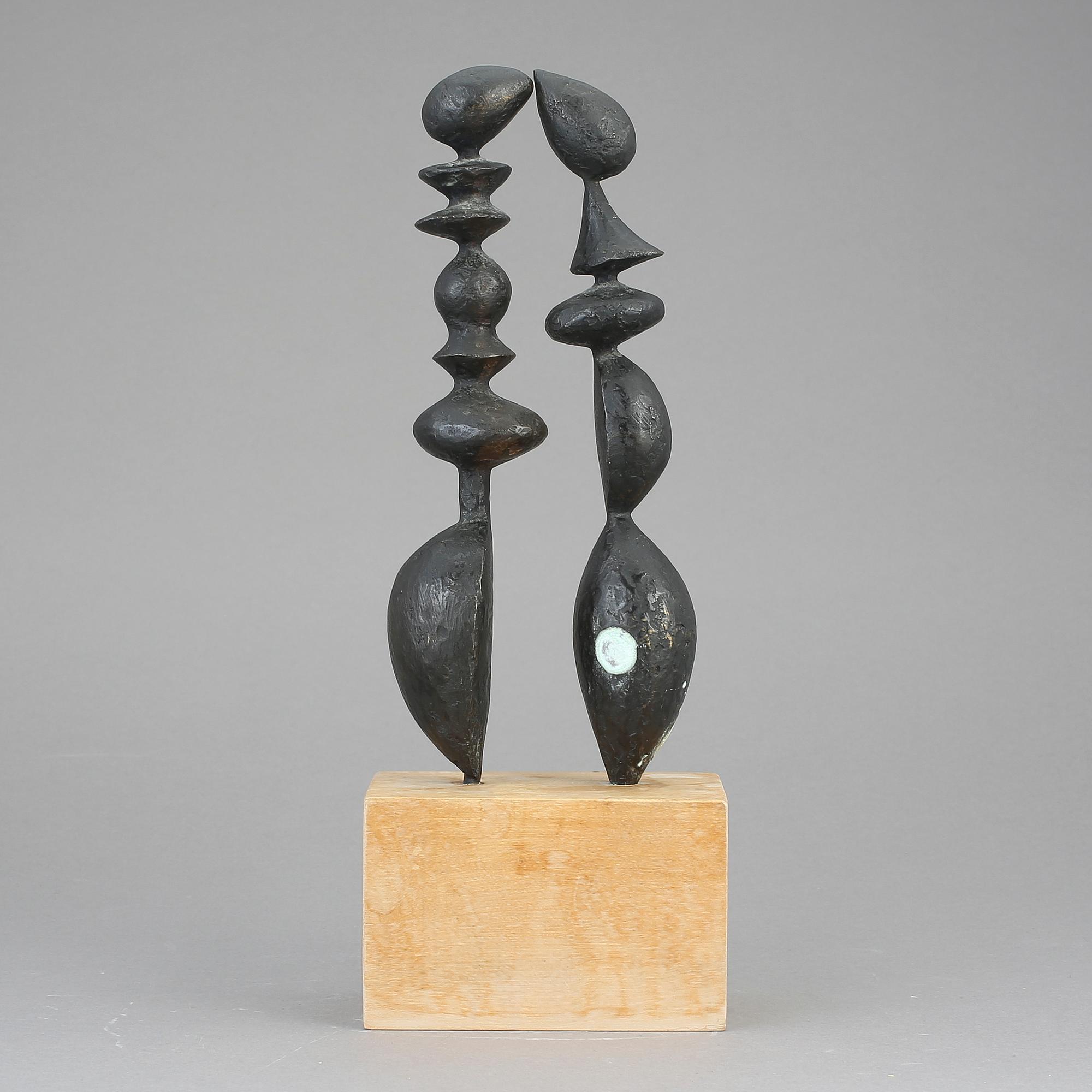 KNUT ERIK LINDBERG, skulptur, brons, sign o numrerad 2/6. Gjutarstämpel E Pettersson fud.